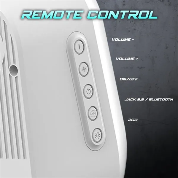 Spirit of Gamer Hangszóró 2.0 - Fanatic 500 Arctic (PC/Mac, Bluetooth/3,5mm Jack, fehér) – 8. kép