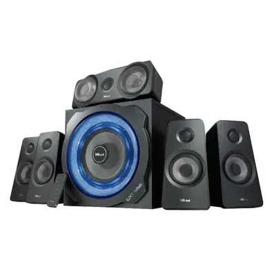 Trust Hangszóró 5.1 - GXT 658 Tytan Fekete (LED világítás; 180W RMS; hangerőszab.; 3,5mm jack; 230V; PS; Xbox) – 2. kép
