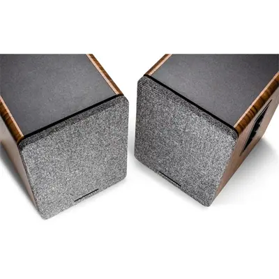 WaveMaster Hangszóró 2.0 - BASE (30W RMS, Bluetooth, RCA, Barna fa és szürke) – 2. kép