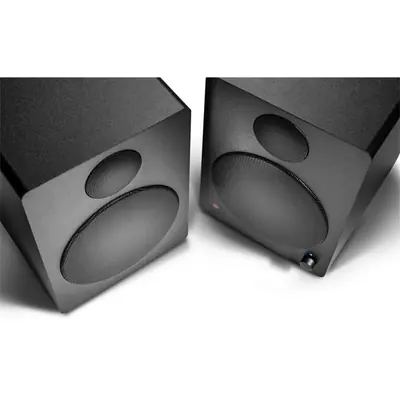 WaveMaster Hangszóró 2.0 - CUBE NEO Black (50W RMS, Bluetooth, 3,5mm jack, RCA, Toslink, Távírányító, Fekete) – 2. kép