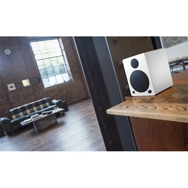 WaveMaster Hangszóró 2.0 - CUBE NEO White (50W RMS, Bluetooth, 3,5mm jack, RCA, Toslink, Távírányító, Fehér) – 3. kép