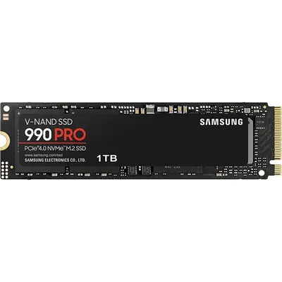 Samsung 990 PRO 1TB PCIe x4 (4.0) NVMe M.2 2280 SSD fekete