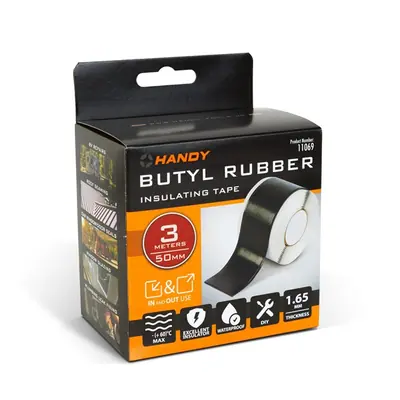 Handy önzáró butilgumi szigetelőszalag  - 11069 (3 m x 50 mm x 1,65 mm) – 2. kép