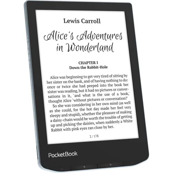 POCKETBOOK e-Reader - PB629 VERSE Bright Blue (6"E Ink Carta, Cpu: 1GHz,512MB,8GB,1500mAh, wifi,mSD, kép megvilágítás) – 3. kép