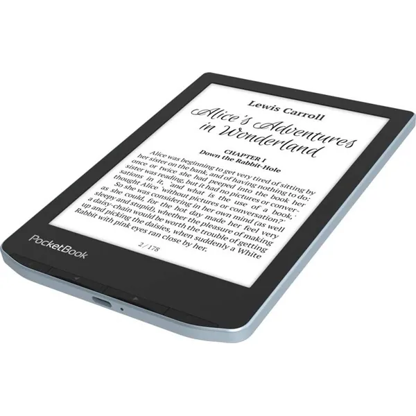 POCKETBOOK e-Reader - PB629 VERSE Bright Blue (6"E Ink Carta, Cpu: 1GHz,512MB,8GB,1500mAh, wifi,mSD, kép megvilágítás) – 5. kép