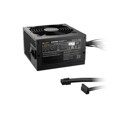 Be Quiet! Tápegység 550W - SYSTEM POWER 11 (80+ Bronze, ATX3.1, PCIe5.1, fekete) – 2. kép