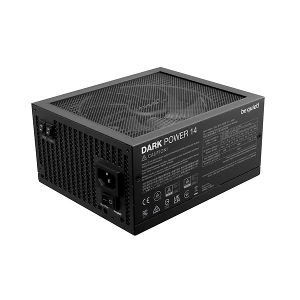 Be Quiet! Tápegység 1000W - DARK POWER 14 (80+ Titanium, ATX3.1, PCIe5.1, moduláris, fekete) – 3. kép