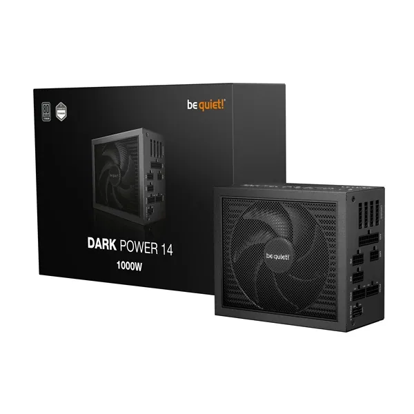 Be Quiet! Tápegység 1000W - DARK POWER 14 (80+ Titanium, ATX3.1, PCIe5.1, moduláris, fekete) – 5. kép