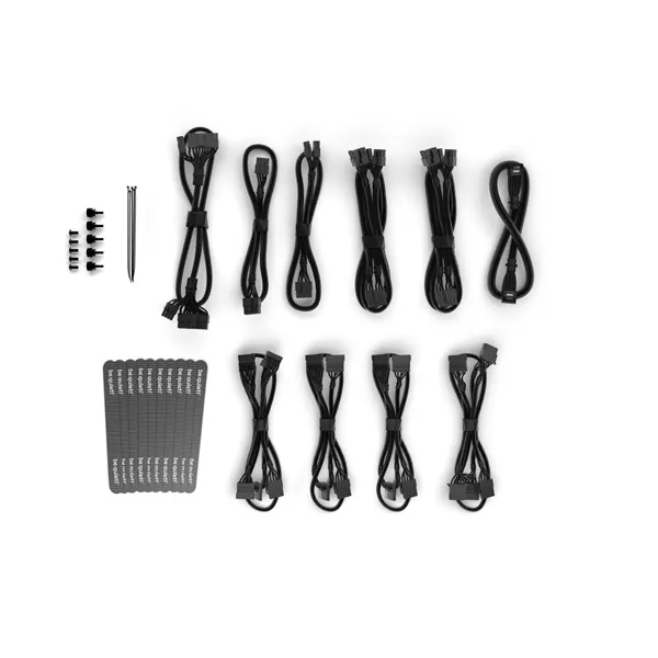 Be Quiet! Tápegység 1000W - DARK POWER 14 (80+ Titanium, ATX3.1, PCIe5.1, moduláris, fekete) – 8. kép