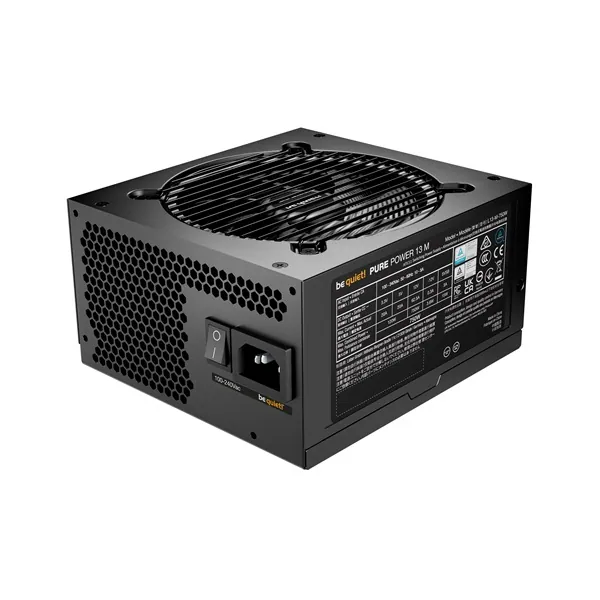 Be Quiet! Tápegység 750W - PURE POWER 13 M (80+ Gold, ATX3.1, PCIe5.1, moduláris, fekete) – 3. kép