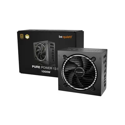 Be Quiet! Tápegység 1000W - PURE POWER 13 M (80+ Gold, ATX3.1, PCIe5.1, moduláris, fekete) – 2. kép