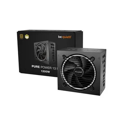 Be Quiet! Tápegység 1200W - PURE POWER 13 M (80+ Gold, ATX3.1, PCIe5.1, moduláris, fekete) – 2. kép