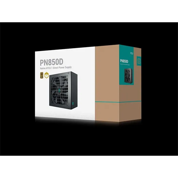 DeepCool Tápegység 850W - Gamerstorm PN850-D (80 Plus Gold, ATX3.1, PCI-E 5.1, Aktív PFC, 12cm) – 8. kép