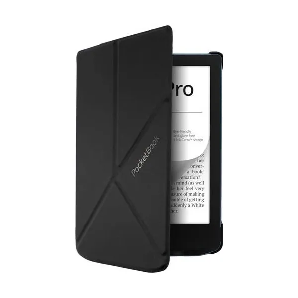 POCKETBOOK e-book tok - PB629_634 Shell gyári Tok Origami Fekete – 2. kép