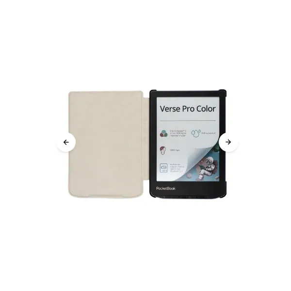 POCKETBOOK e-book tok - PB629_634 Shell gyári Tok Bézs DKNY – 3. kép
