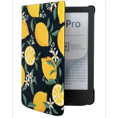 POCKETBOOK e-book tok - PB629_634 Shell gyári Tok lemons print