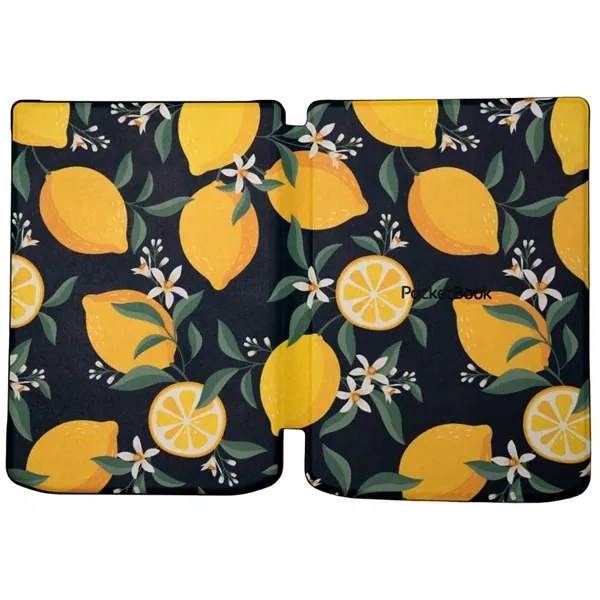 POCKETBOOK e-book tok - PB629_634 Shell gyári Tok lemons print – 4. kép