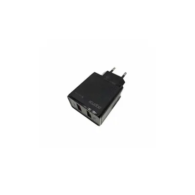APPROX Telefontöltő - 2db USB2.0, 18W, QC3.0, Fekete