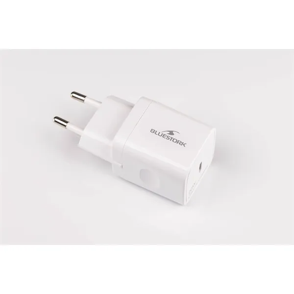Bluestork Hálózati töltő - PW-20-C (USB-C, 20W, fehér) – 3. kép