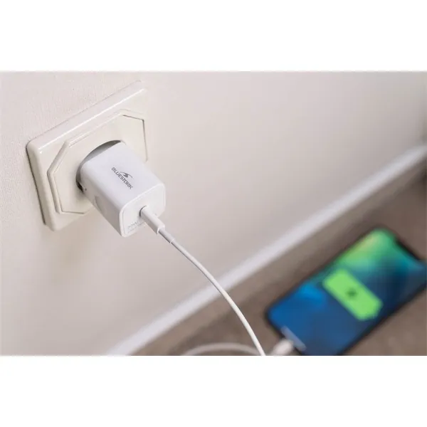 Bluestork Hálózati töltő - PW-20-C (USB-C, 20W, fehér) – 6. kép