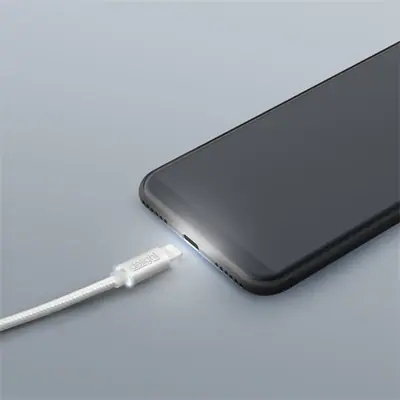 Delight kábel - Iphone Lightning töltőkábel, 1m, fehér – 2. kép