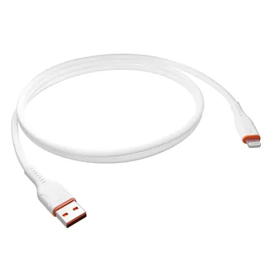 S-Link kábel - SL-X207E (2A, 12W, Gyorstöltés, Lightning, adat+töltőkábel, fehér, 1m) – 2. kép