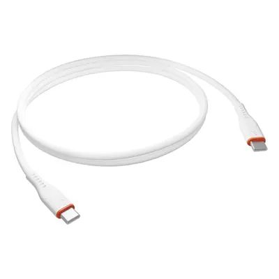 S-Link kábel - SL-X280E (3A, 60W, Gyorstöltés, Type-C to Type-C 100cm adat+töltőkábel, fehér) – 2. kép
