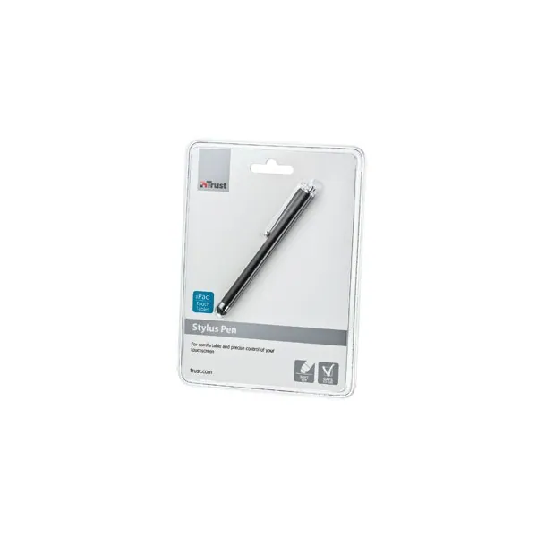 Trust Érintőceruza - Stylus (puha gumi vég; iPad, Tablet, Okostelefon kompatibilis; fekete) – 3. kép