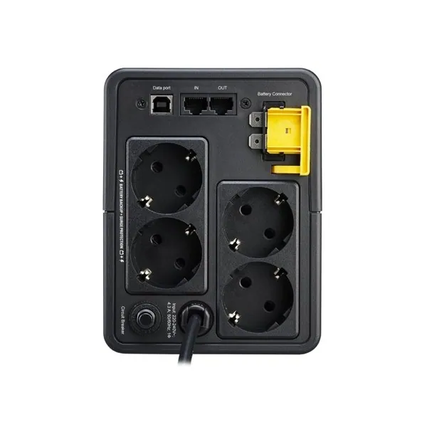 APC Szünetmentes Tápegység - BX950MI-GR (Back-UPS BX, 950VA, 520W, 230V, 4x Schuko, AVR, torony) – 2. kép
