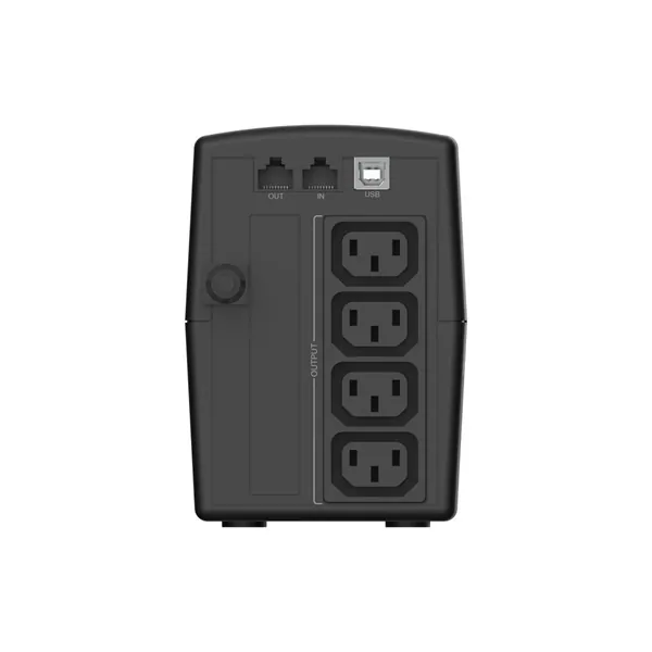 Conceptronic Szünetmentes 1000VA - ZEUS07E (4x IEC C13, line-interaktív, RJ45 vonalvédelem, HID USB, fekete) – 2. kép
