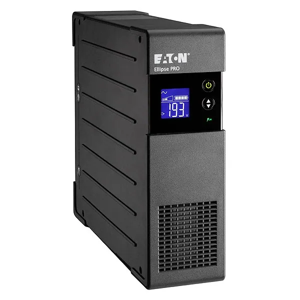 EATON szünetmentes 650VA - ELP650DIN (4 Schuko kimenet, line-interaktív, LCD, USB, szoftver, AVR, rack/torony) – 3. kép