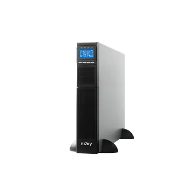 NJOY Szünetmentes 6000VA - Balder 6000 (On-line, RS232, USB, szoftver, LCD kijelző 2U rack) akkumulátor nélkül! – 2. kép