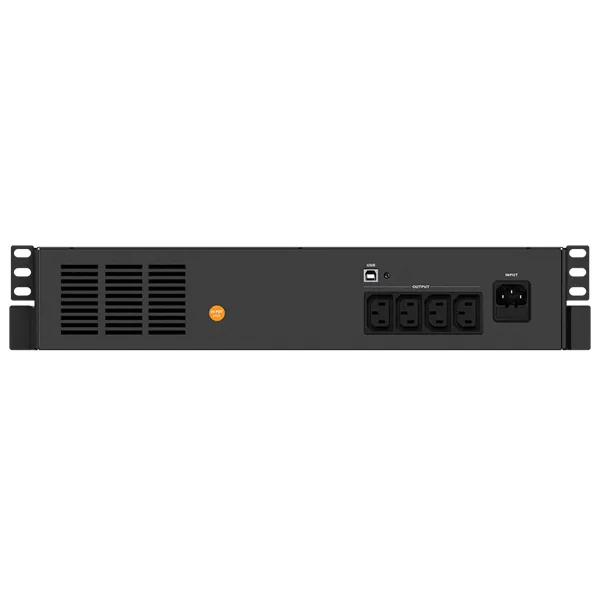 NJOY Szünetmentes 600VA - Code 600 (4 IEC C13, line-interaktív, USB menedzsment, szoftver, LCD kijelző, 2U rack) – 2. kép