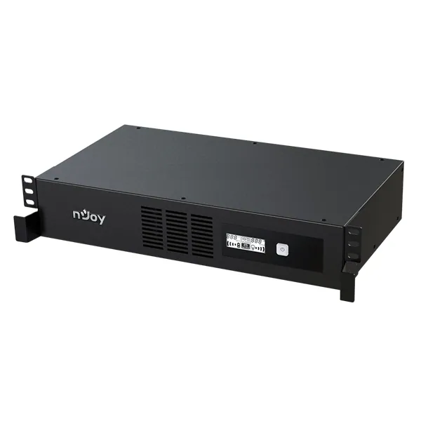 NJOY Szünetmentes 600VA - Code 600 (4 IEC C13, line-interaktív, USB menedzsment, szoftver, LCD kijelző, 2U rack) – 3. kép