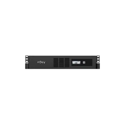 NJOY Szünetmentes 800VA - Code 800 (4 IEC C13, line-interaktív, USB menedzsment, szoftver, LCD kijelző, 2U rack) – 2. kép