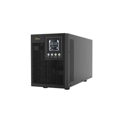 NJOY Szünetmentes  2000VA - Echo Pro 2000 (4 Schuko, RS-232, On-line, szinuszhullám, generátor támogatás, fekete) – 2. kép