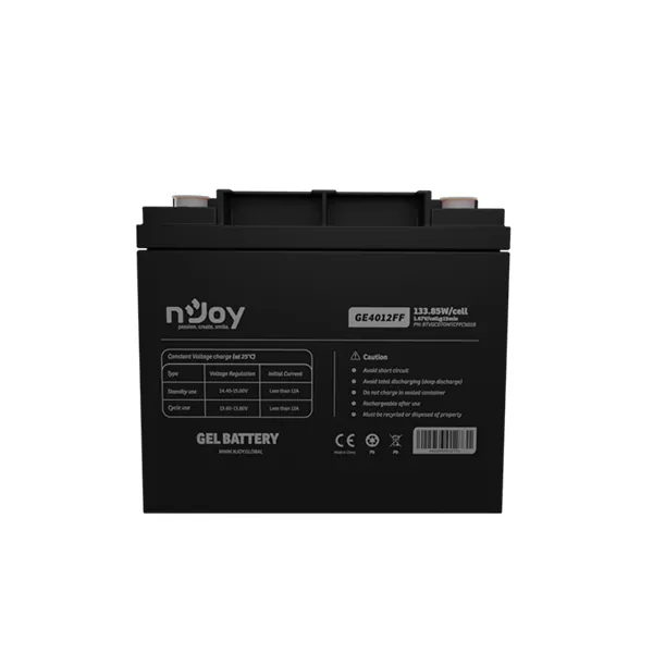 NJOY akkumulátor - GE4012FF (12V/40Ah, T6, zárt, gondozás mentes, GEL) – 3. kép