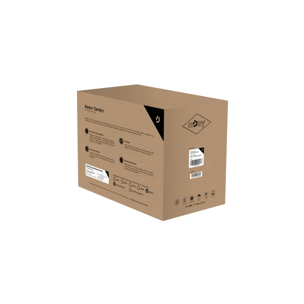 NJOY Szünetmentes 2000VA - Keen 2000 USB (4 Schuko, line-interaktív, USB menedzsment, RJ11/45 vonalvédelem, fekete) – 5. kép