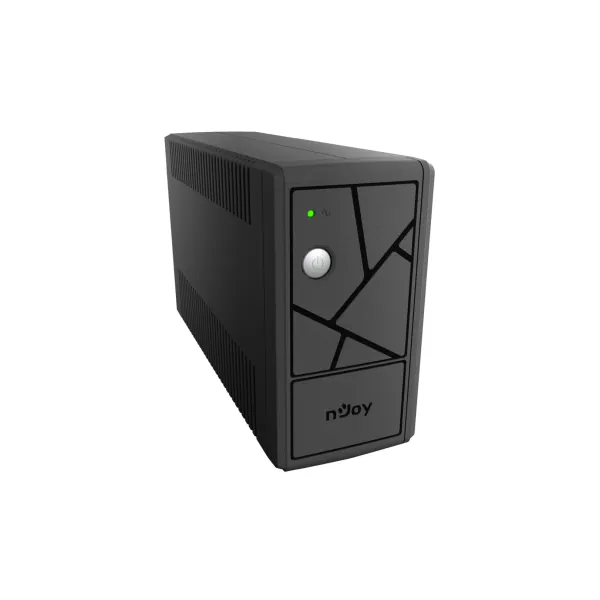 NJOY Szünetmentes 800VA - Keen 800 USB (2 Schuko, line-interaktív, USB menedzsment, RJ11/45 vonalvédelem, fekete) – 4. kép