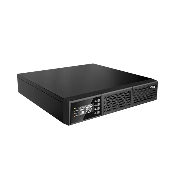 NJOY Szünetmentes 1000VA - Runa 1000 (On-line, RS232, USB, szoftver, LCD kijelző, 2U rack)