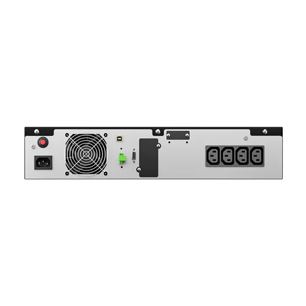 NJOY Szünetmentes 1000VA - Runa 1000 (On-line, RS232, USB, szoftver, LCD kijelző, 2U rack) – 4. kép