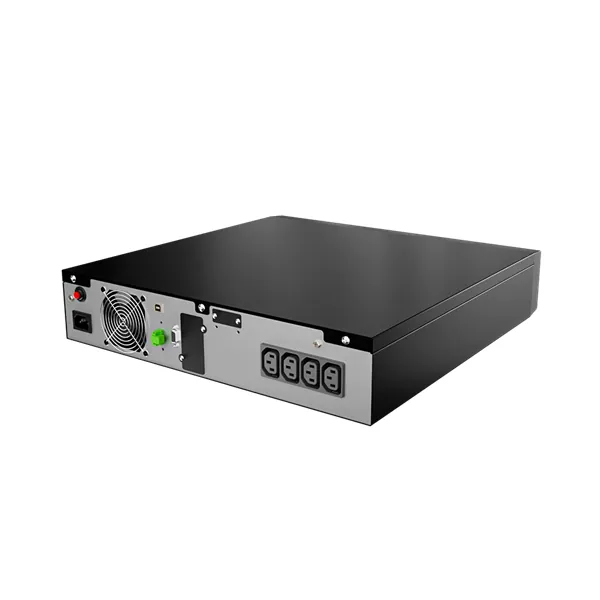 NJOY Szünetmentes 1000VA - Runa 1000 (On-line, RS232, USB, szoftver, LCD kijelző, 2U rack) – 5. kép