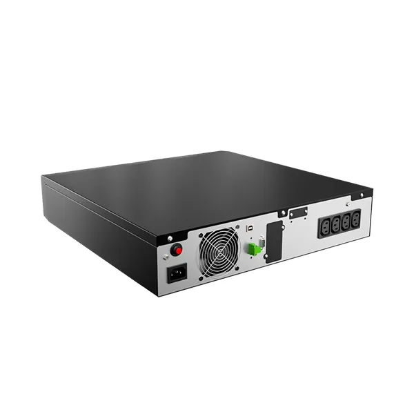 NJOY Szünetmentes 1000VA - Runa 1000 (On-line, RS232, USB, szoftver, LCD kijelző, 2U rack) – 6. kép