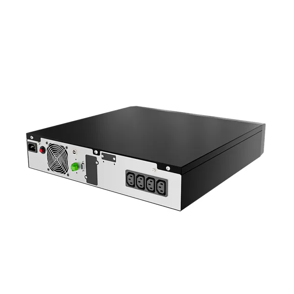 NJOY Szünetmentes 2000VA - Runa 2000 (On-line, RS232, USB, szoftver, LCD kijelző, 2U rack) – 6. kép