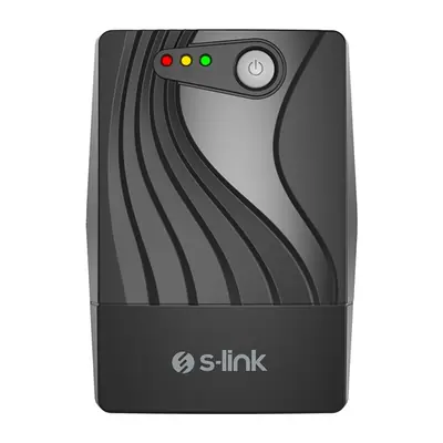 S-Link szünetmentes 800VA - MIGHT U80 (600VA, 12V7Ah*1, 360W, Line-Interactive, 2 schuko) – 2. kép