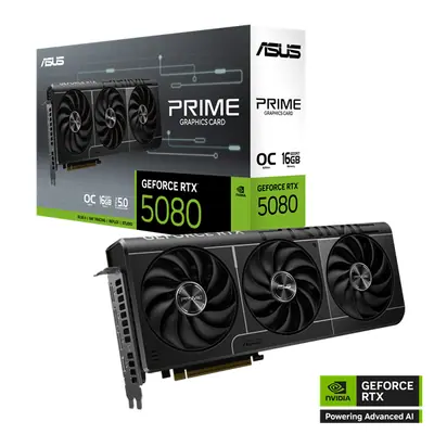 Asus Videokártya - nVidia PRIME-RTX5080-O16G (16384MB, GDDR7, 256bit, 1xHDMI, 3xDP)