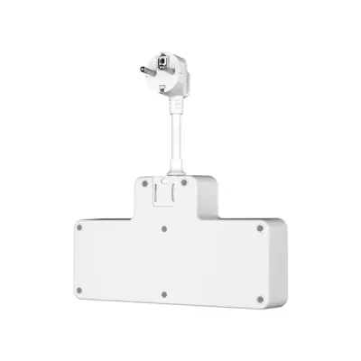 S-Link Túlfeszültségvédő - PRZ08 (15cm, 210 Joule, USB-A, 2xType-C, 16A, 3.4A/5V, 3680W, 4db schuko, fehér) – 2. kép