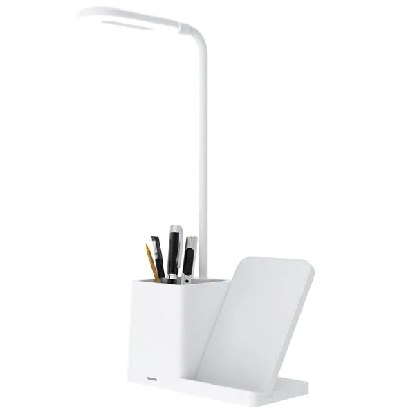 S-Link Asztali lámpa -SL-M9054 (Wireless töltő 10W, fehér) – 2. kép