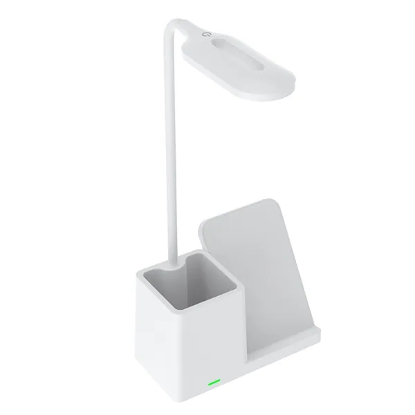 S-Link Asztali lámpa -SL-M9054 (Wireless töltő 10W, fehér) – 3. kép