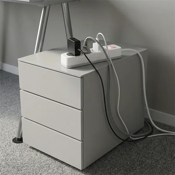 S-Link Túlfeszültségvédő - SPG301S (1,5m, 750 Joule, 16A, 3680W, 3db schuko, fehér) – 4. kép